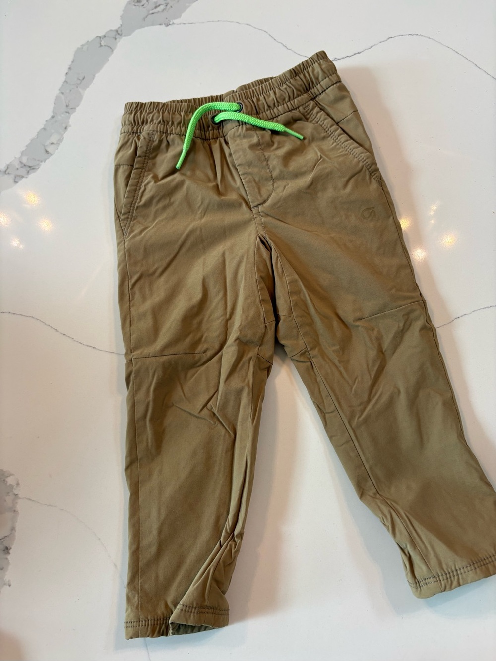 Baby Gap 2T Lined Khaki Joggers
